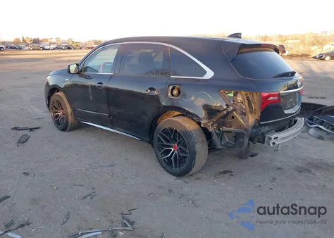 2017 Acura Mdx Sport Hybrid Advance Package z USA, uszkodzony, nr VIN 5FRYD7H75HB000878